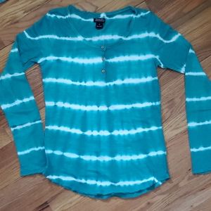 Lucky Brand Women's Tie Dye Top